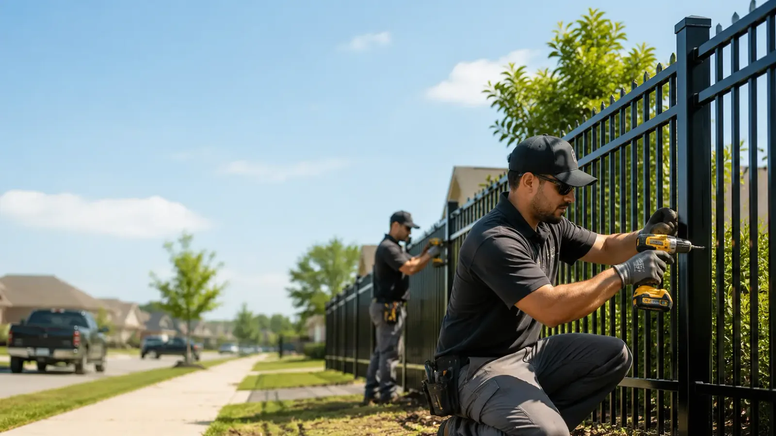 Metal Fence Installation in Middleburg, KY